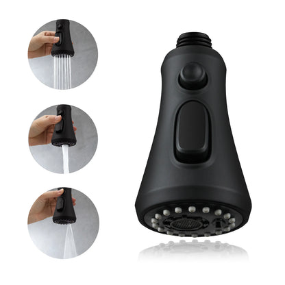 Aquacubic 3 Functions Kitchen Faucet Sprayer Head Pull Out Sink Faucet Spray Head Pull Down Faucet Nozzle Spout