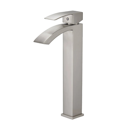 Modern Luxury Brushed Gold Zinc Alloy Single-Hole Mounted Water Taps Single-Handle Bathroom Basin Faucets Ceramic Valve Metered