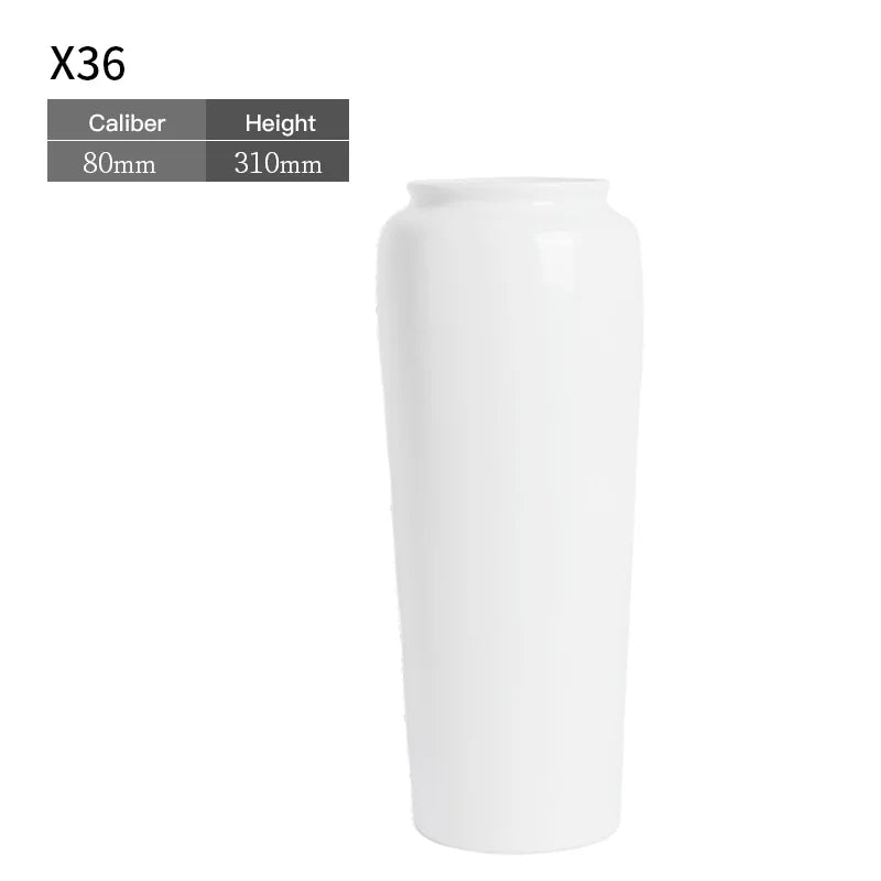 Ceramic Vase Chinese Style Tabletop Vase Decoration Living Room Flower Arrangement Flower Art Decoration Jewelry Home