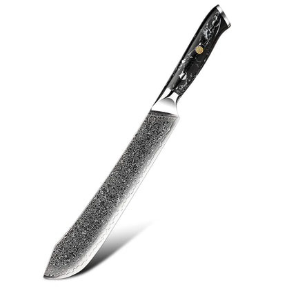 Luxury Turquoise Stone Handle Damascus Chef Knife Set Professional Chef Knife Set Japanese Chef Knife Set