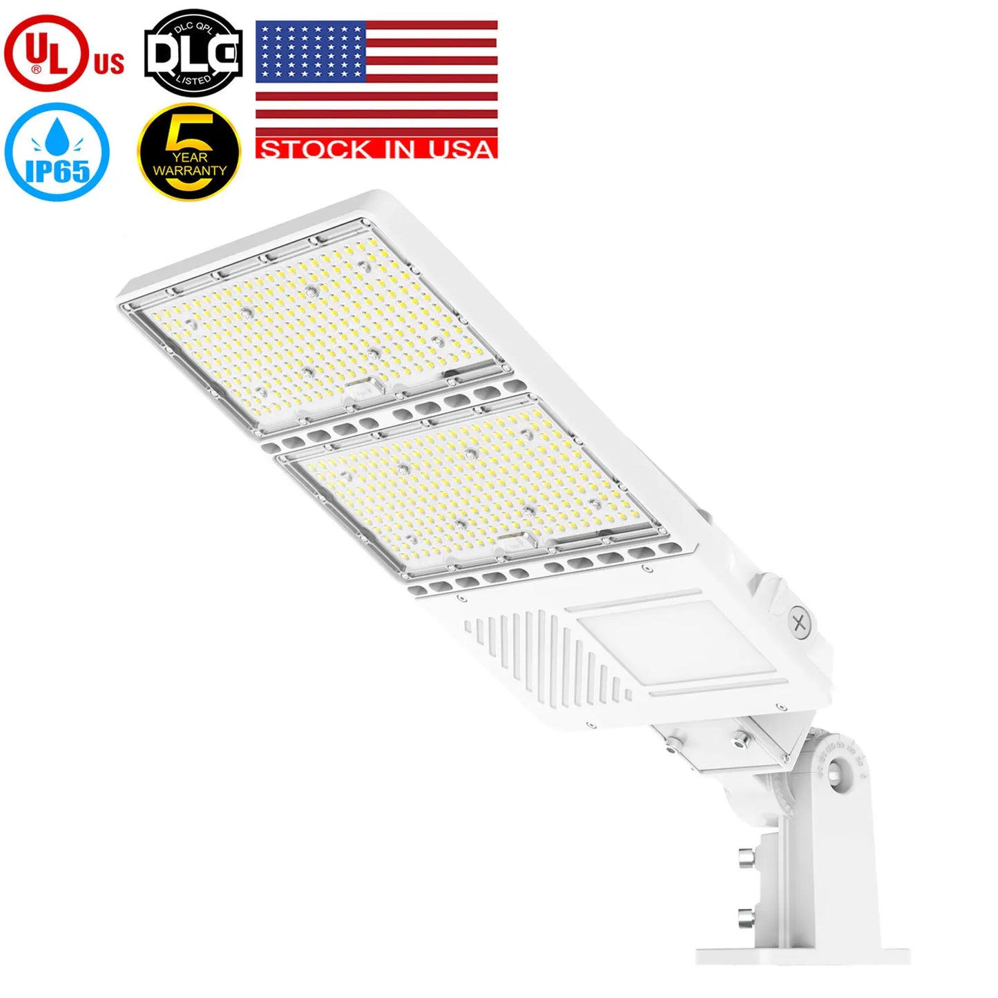 Area Light 5000K 44800Lm 100~277V Fixture Replaces 150W-320W HID Led Street Shoebox Light