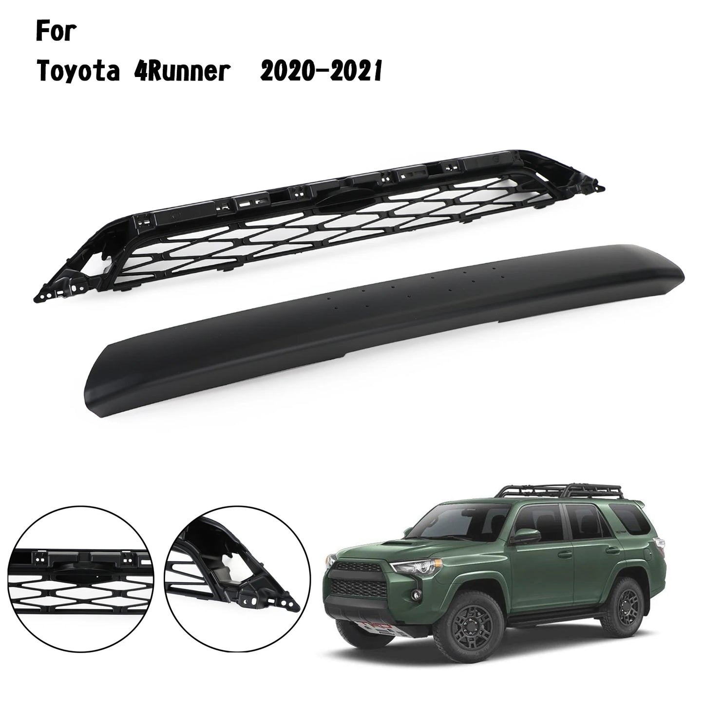 PZ32335058 for Toyota 4Runner TRD PRO 2020-2024 Front Bumper Grille Black Grill
