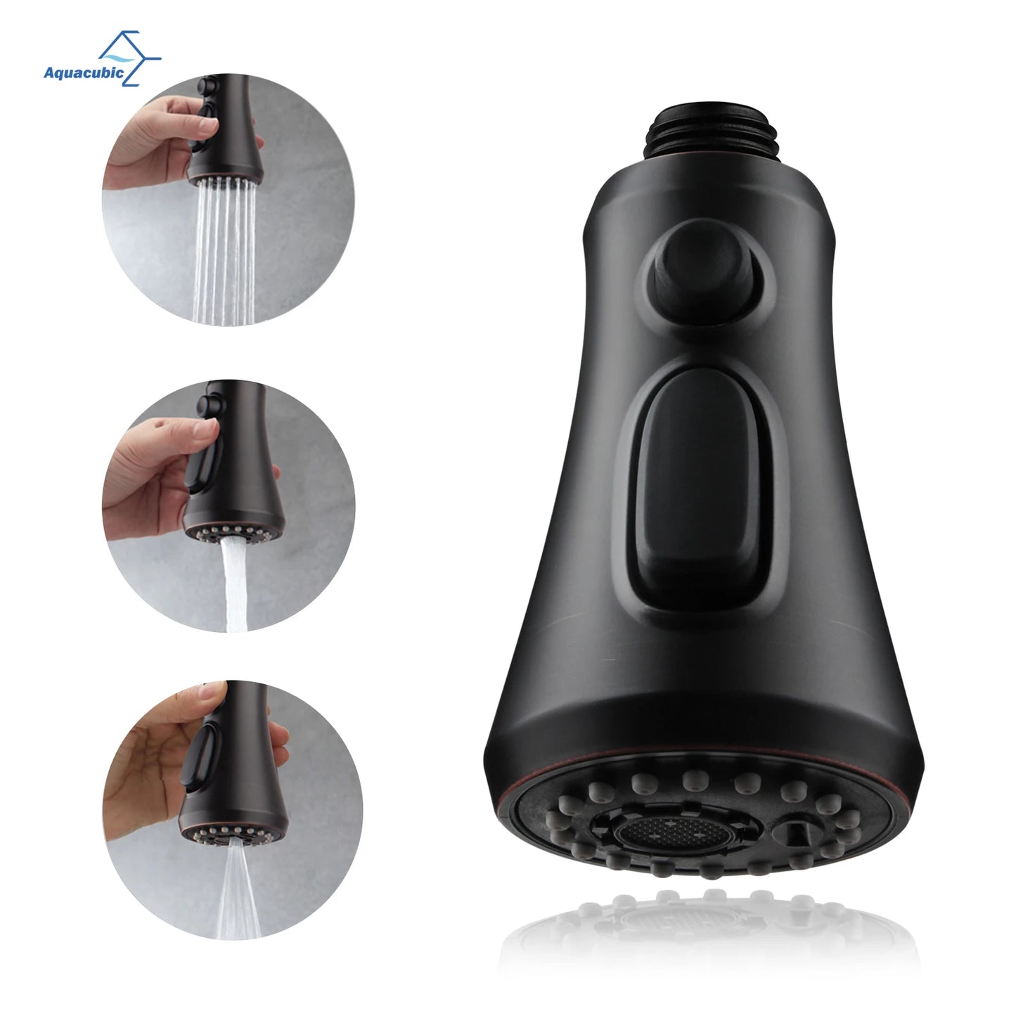 USA Stock Kitchen Faucets Spray Head with 3 Modes Head Replacement Headshower for Kitchen Faucet