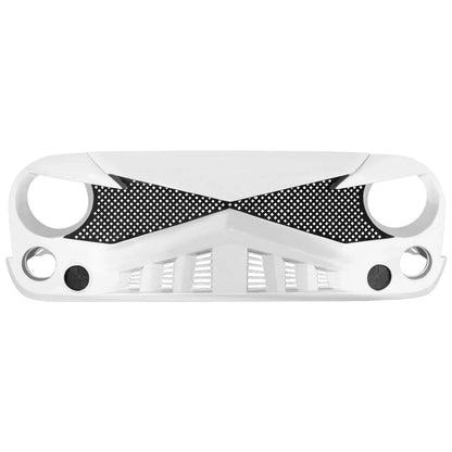 US Stock White Knight Style Grille for Jeep Wrangler JK 2007-2018