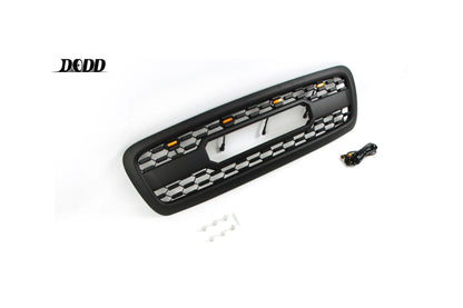 Car Mesh Front Grille With Light Fit for Sequoia 2001-2004