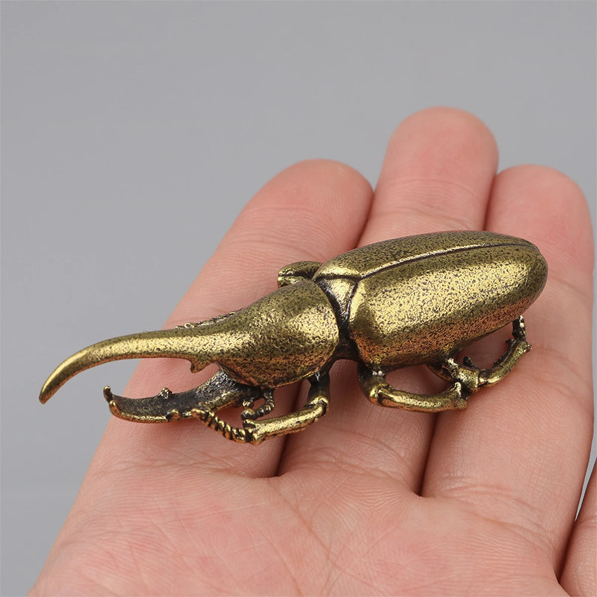 Solid Brass Insect Figurine Small Insect Statue House Ornament Animal Figurines Home Supplies