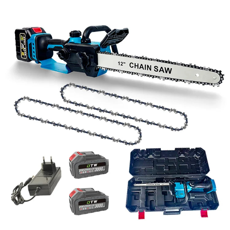 DTWA2-0055 Factory New Explosive 12-inch Garden Tree Chainsaw Portable Lithium Battery Chainsaw Wireless Electric Handsaw