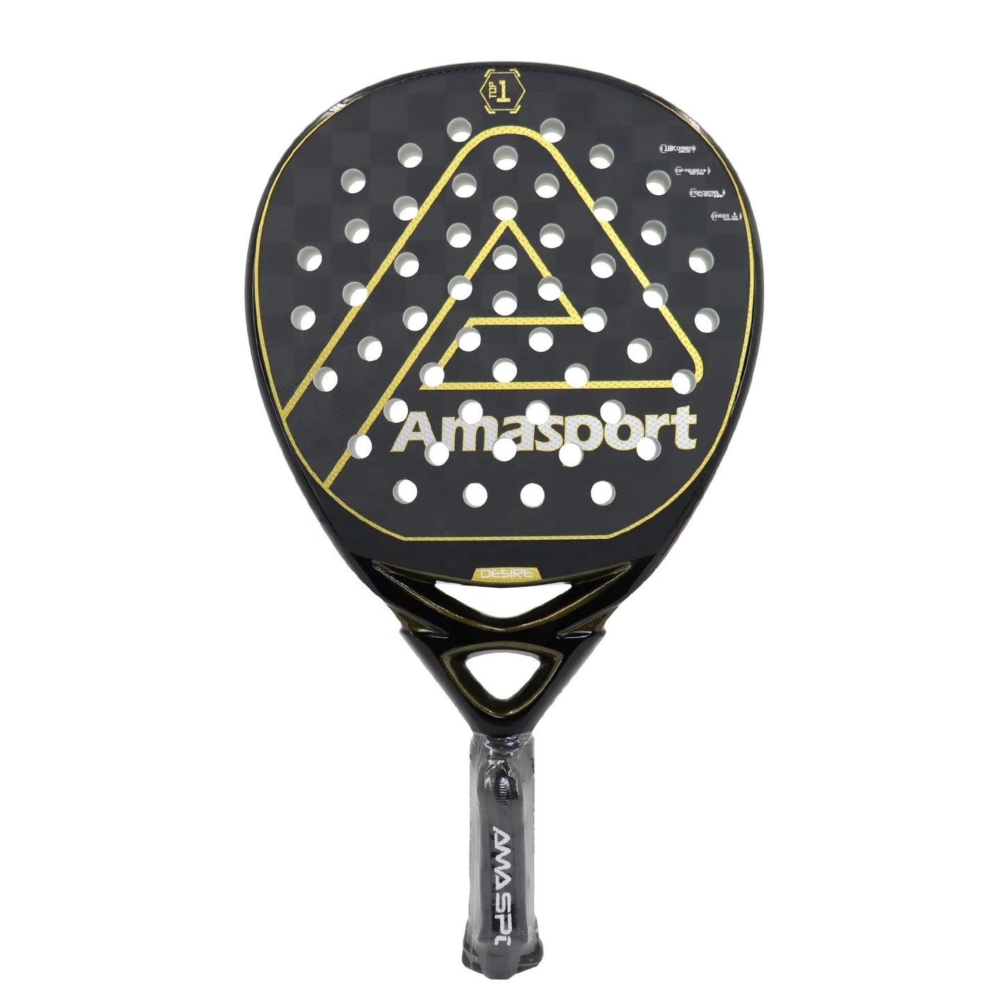 Ready to Ship AMA Sport 2025 New Arrival High Performance 18K/Ti Padel Racket
