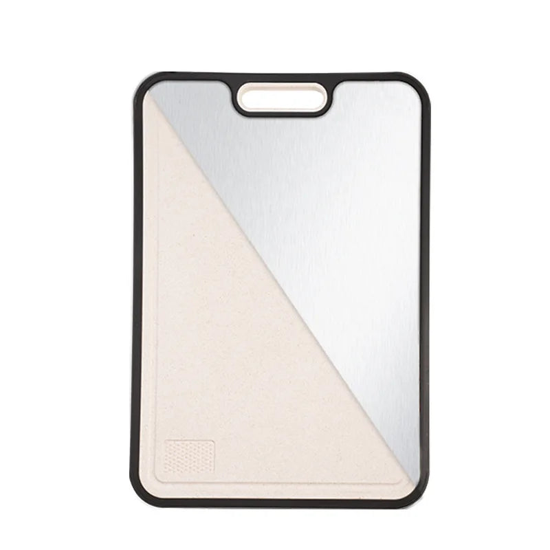 Double-Sided Titanium Cutting Board Antibacterial and Mildew Resistant Kitchen Board Made From Wheat Straw
