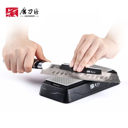 TAIDEA Diamond Double Side 360# 600# Knife Sharpening Stone Anti-slip Base Design With Shell Whetstone Sharpener TG0831