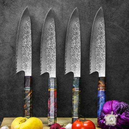 Hot Sale Factory Direct Price Stable Solidified Wood Handle Material Chef Gyuto Knife