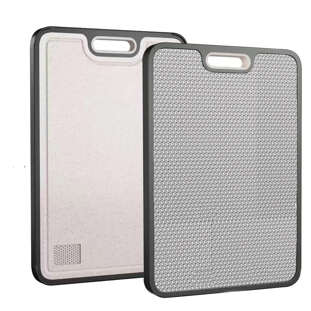 Double-Sided Titanium Cutting Board Antibacterial and Mildew Resistant Kitchen Board Made From Wheat Straw